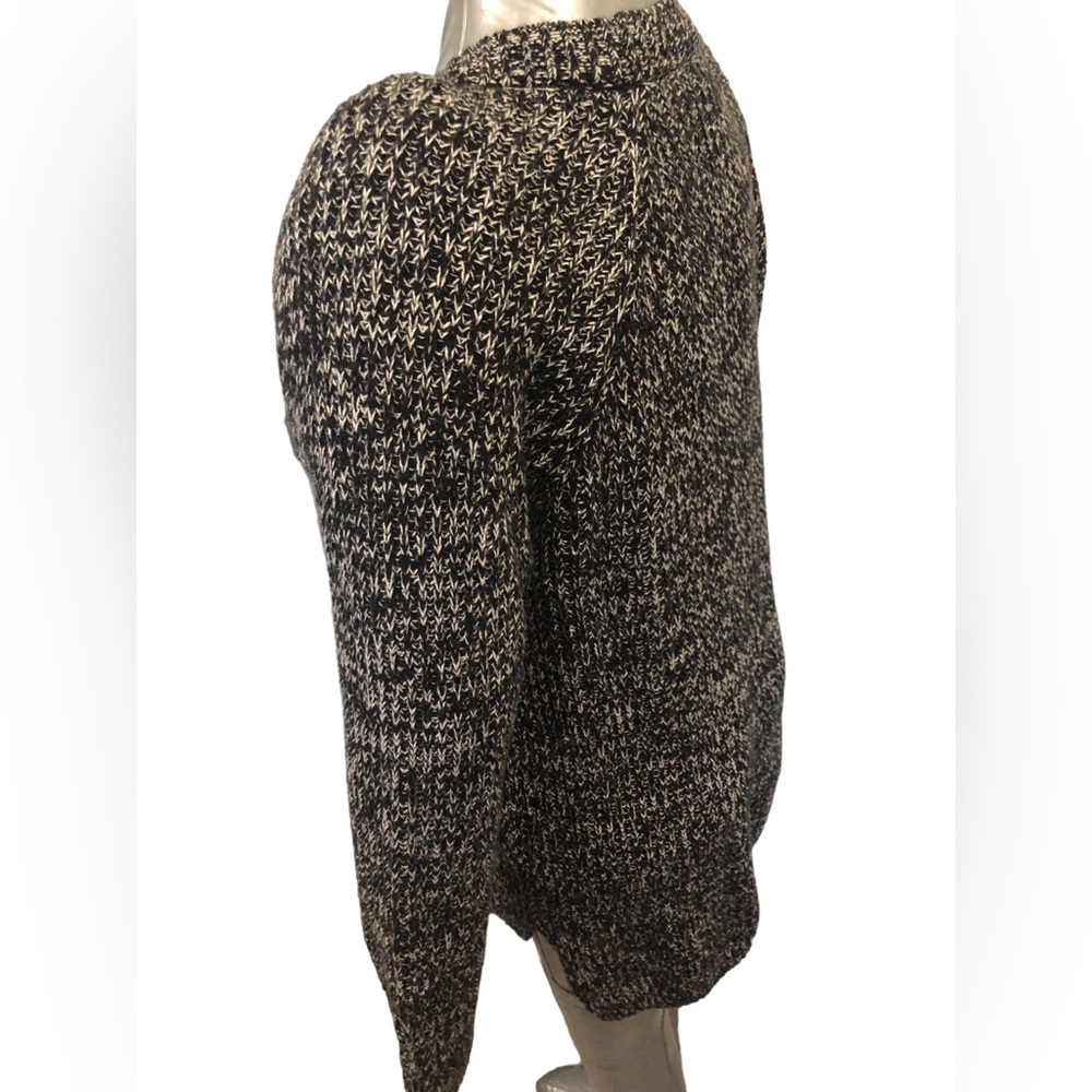 Gap Medium gray and black sweater cardigan cotton and polyester - Picture 4 of 10